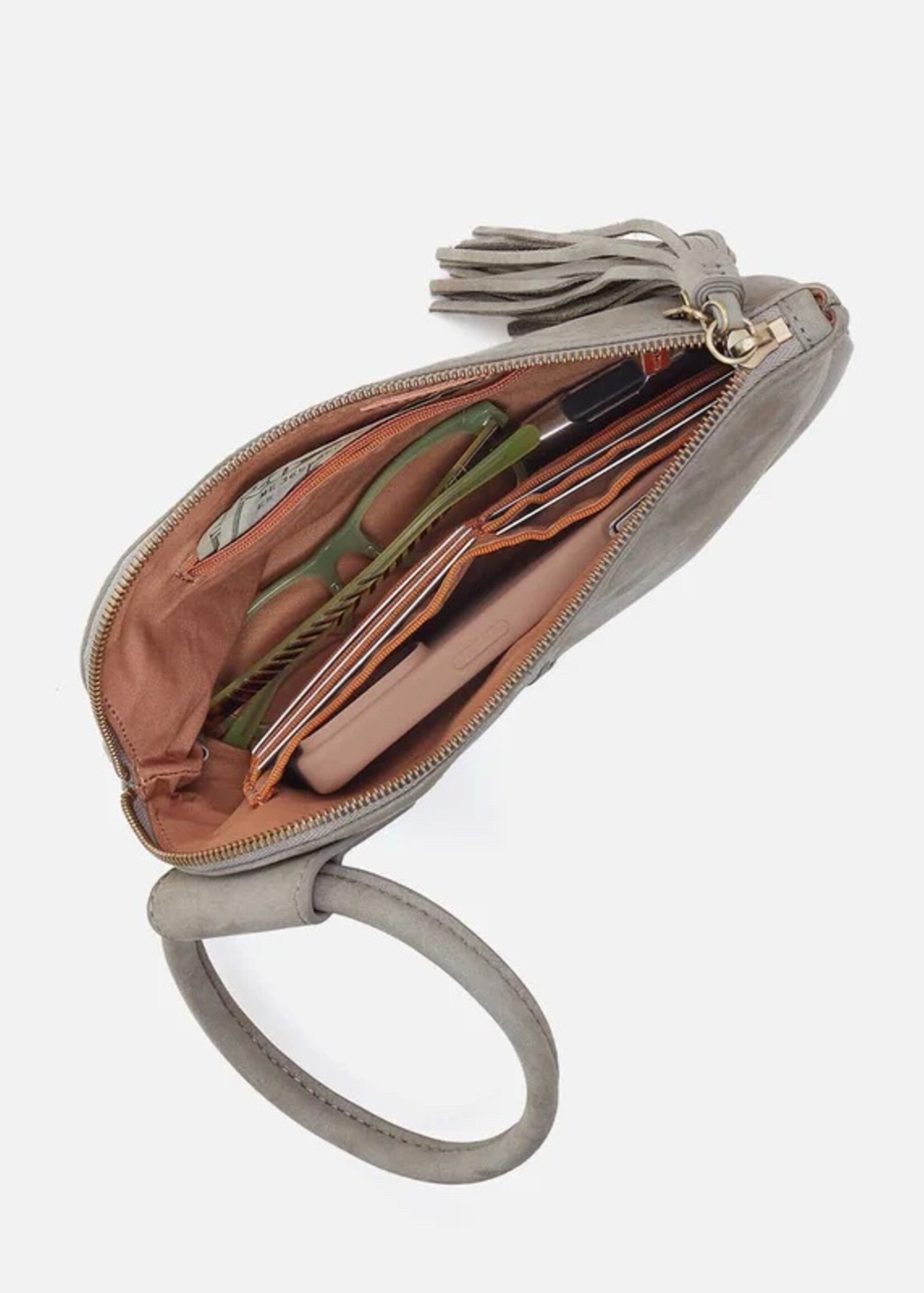 hobo Sable Wristlet Golden Granite