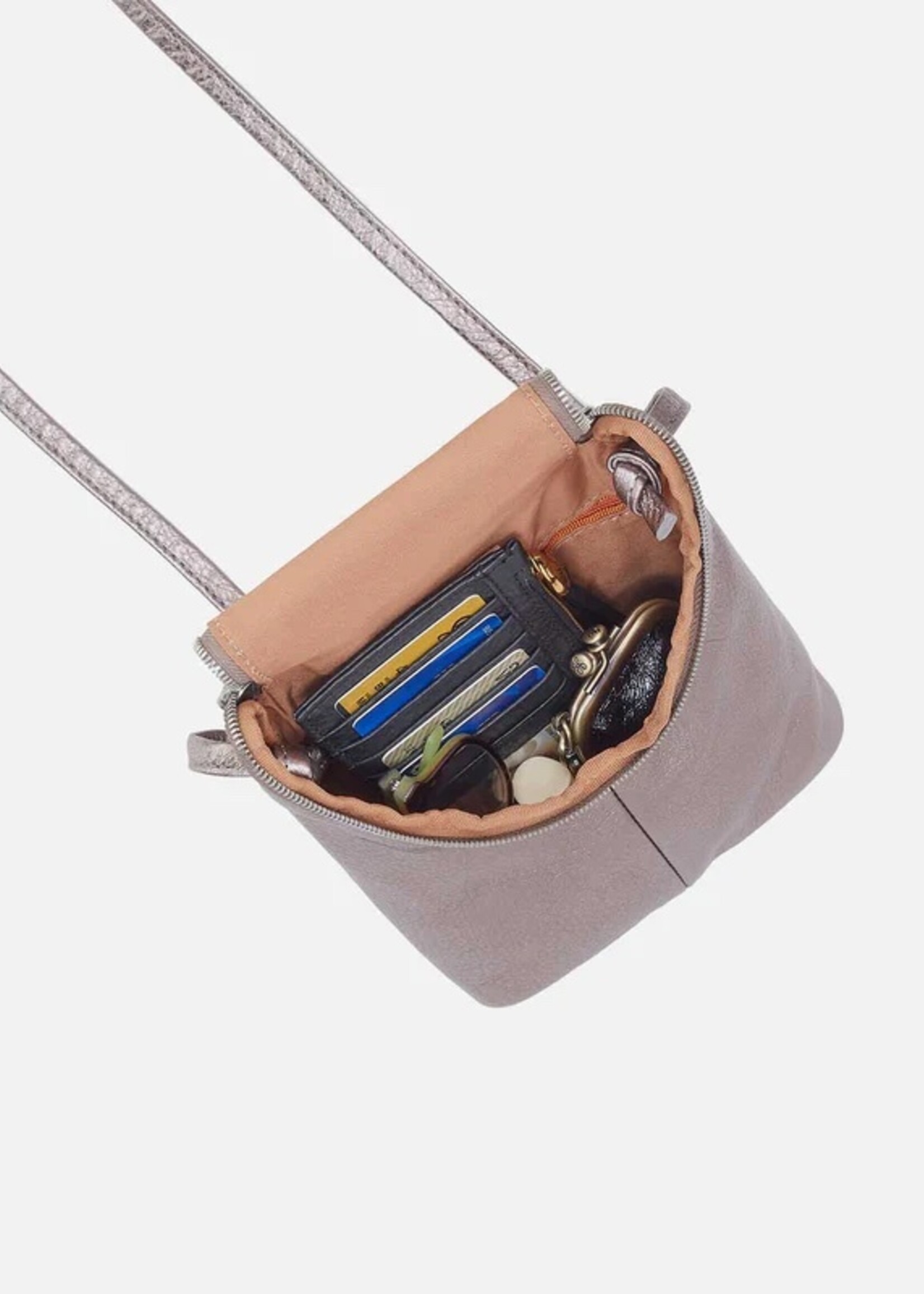 hobo Fern Crossbody Pewter Spur