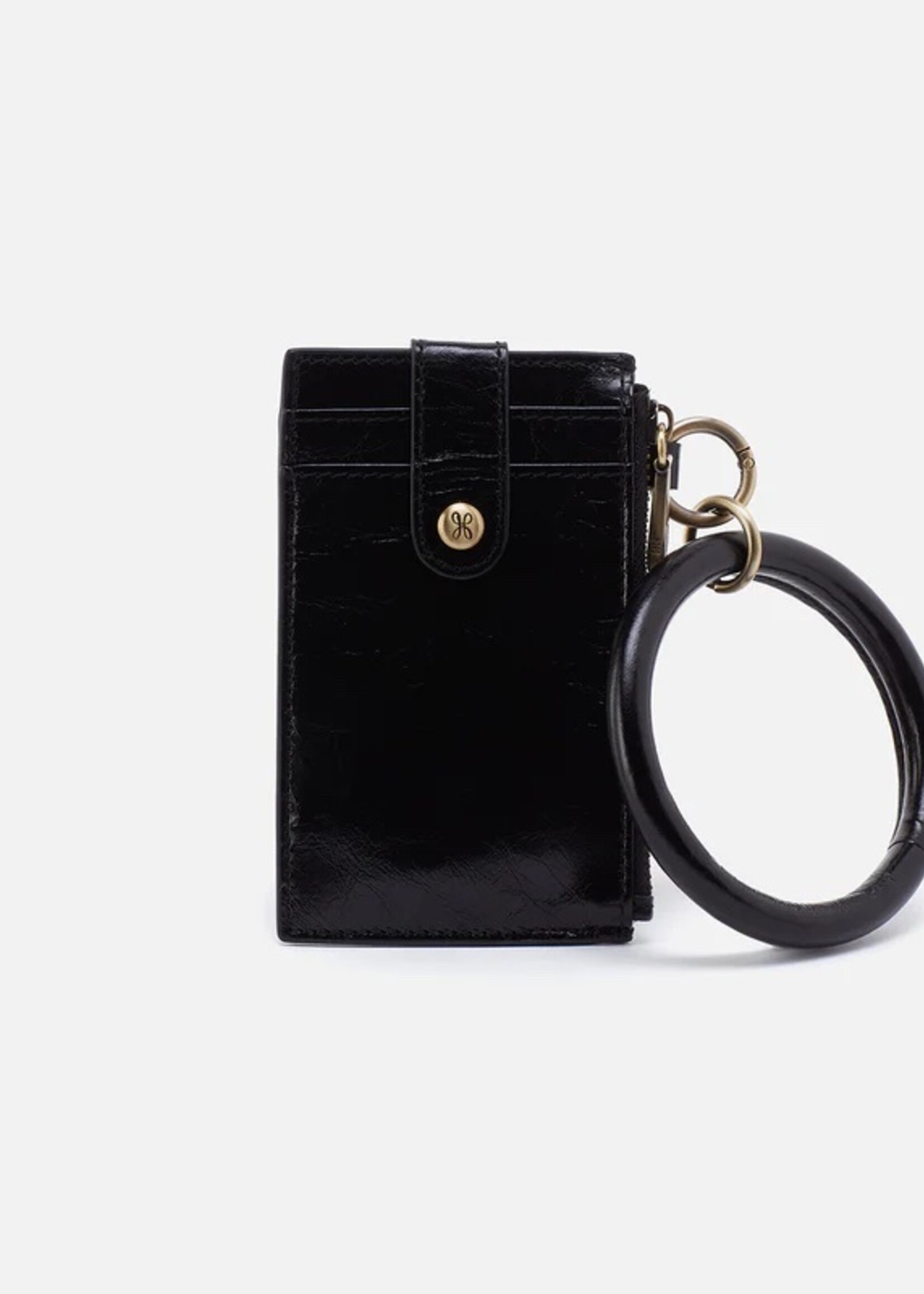 Ring Credit Card Wristlet Black