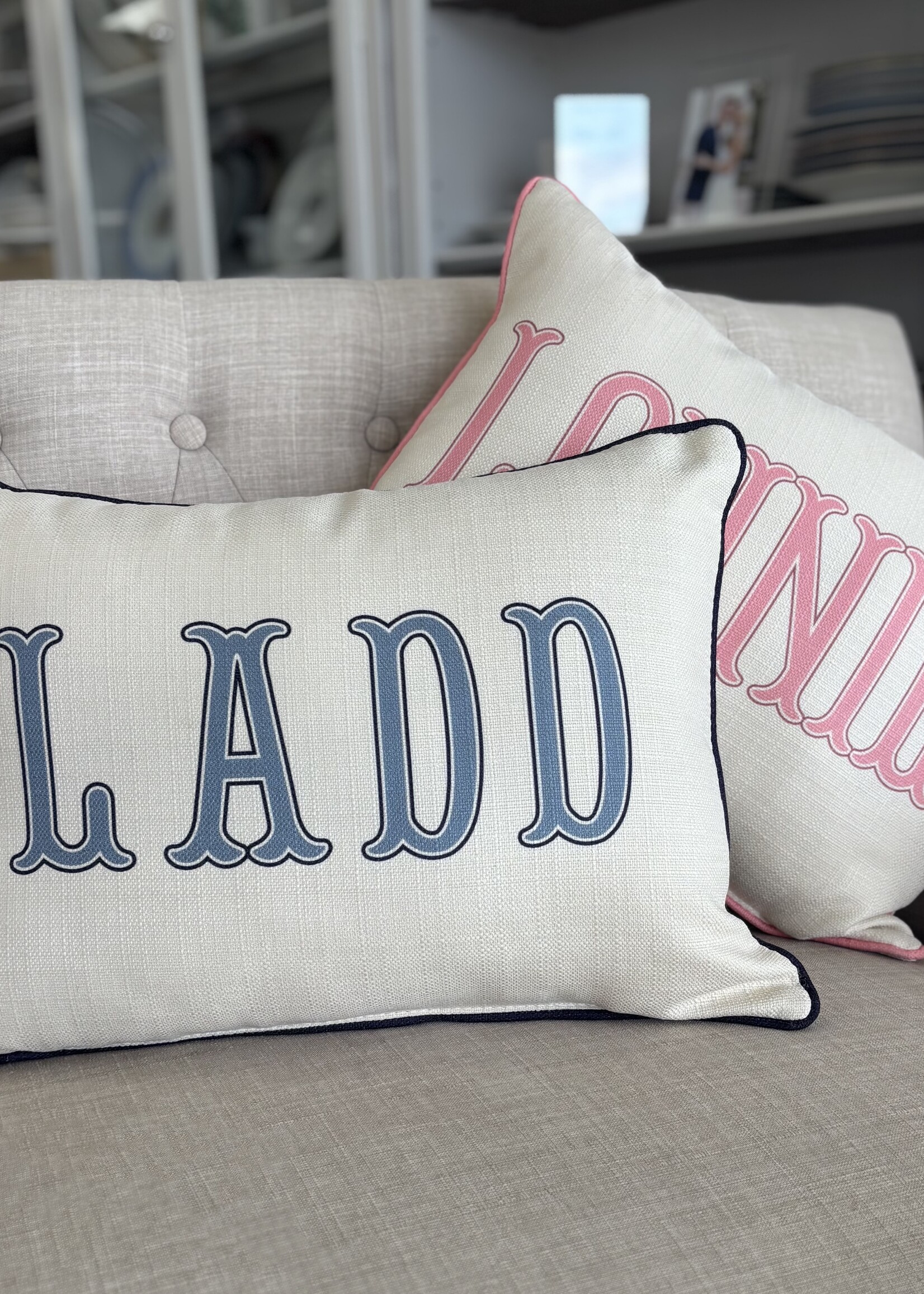 The Little Birdie Nursery Name Pillow