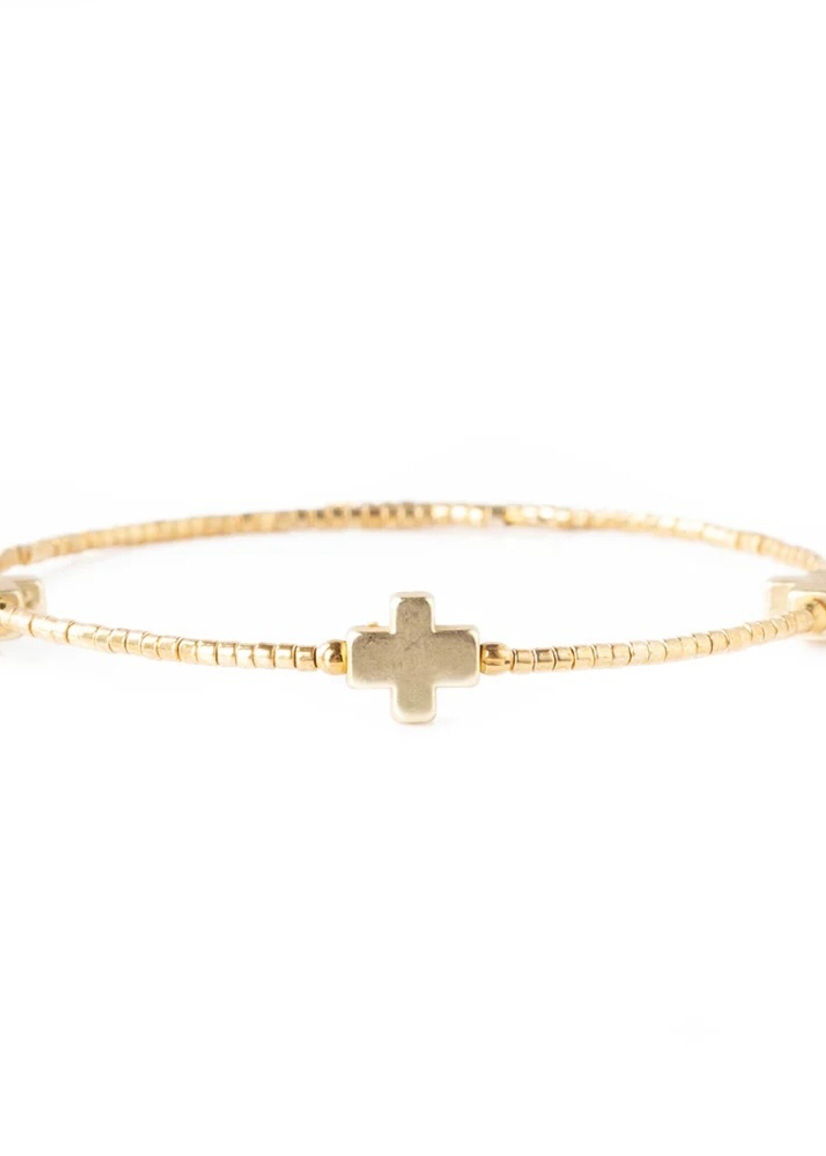 Lenny & Eva Faithful Bangle - Gold
