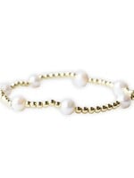 Lenny & Eva Beaded Bracelet Dot Pearl