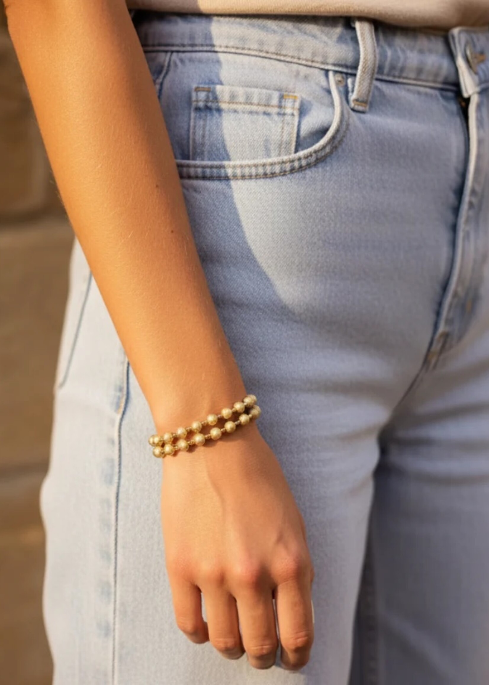 Lenny & Eva Beaded Bracelet - Duo Texture