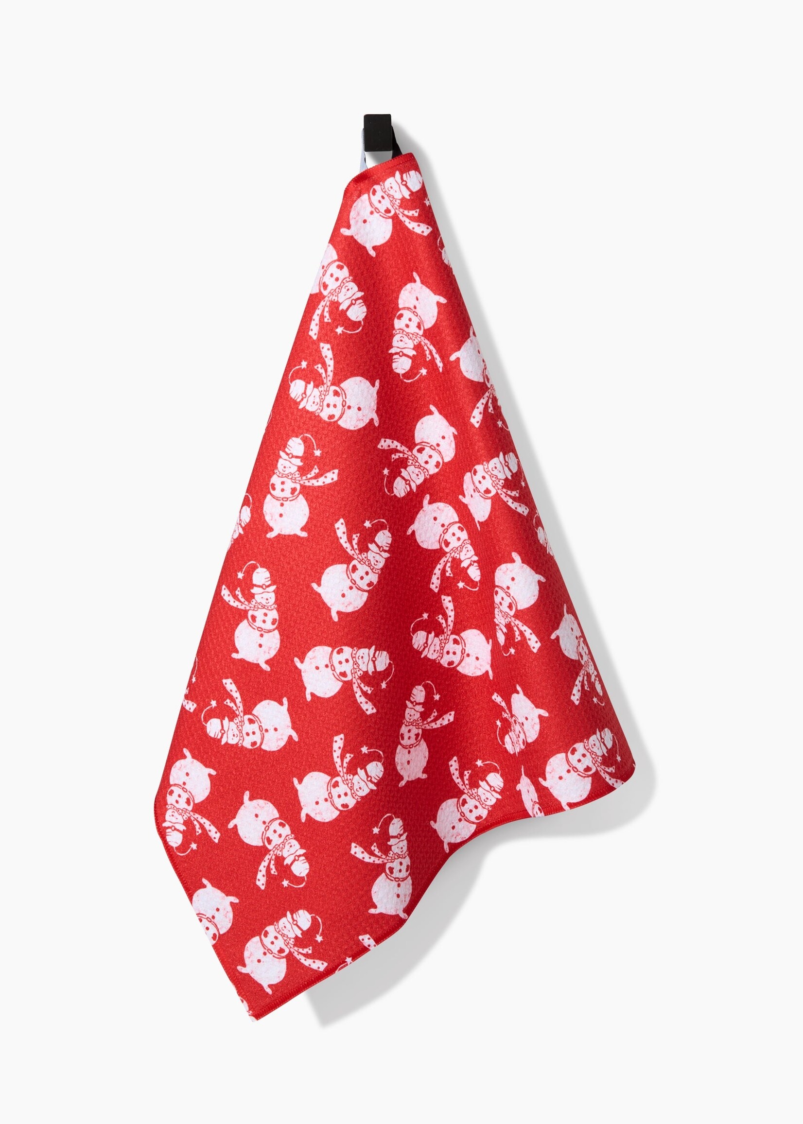 geometry Smiley Frosty Tea Towel