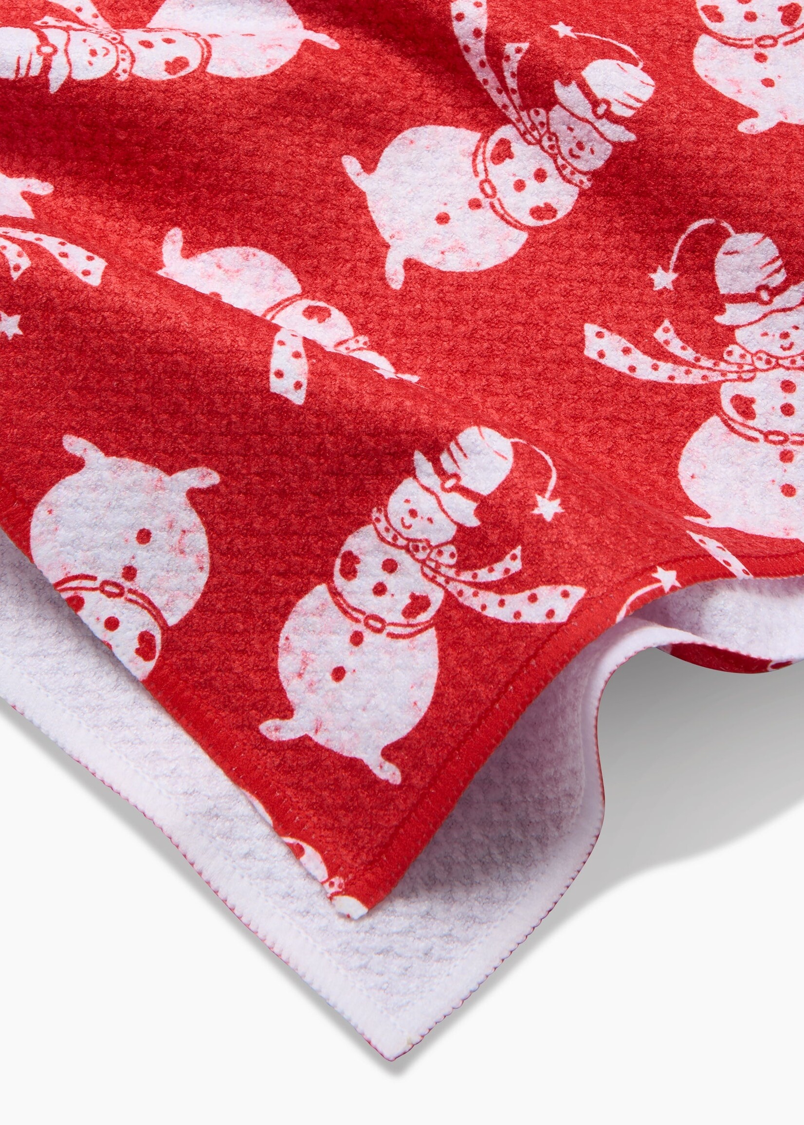 geometry Smiley Frosty Tea Towel