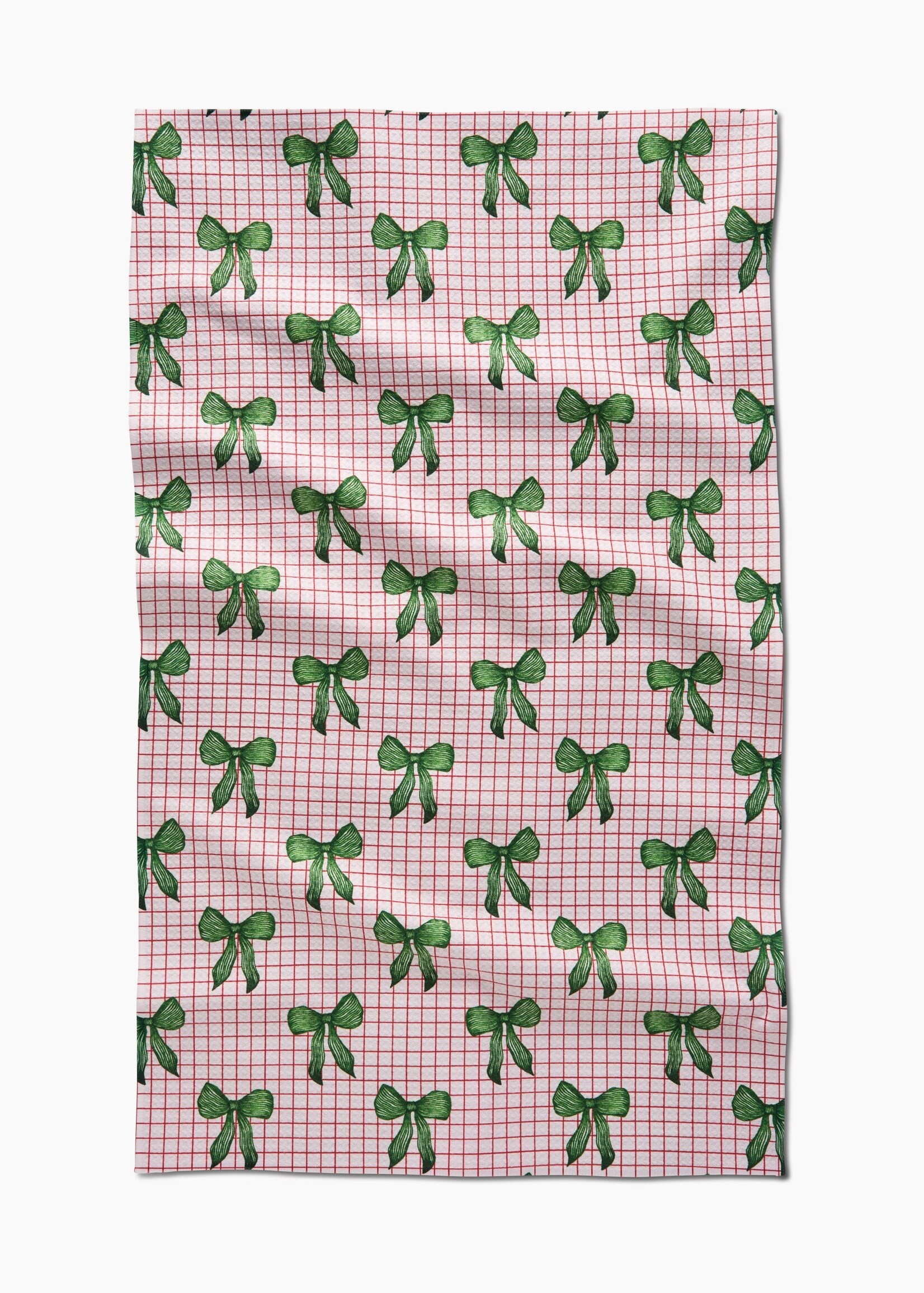 geometry Ribbon And Cheer Tea Towel