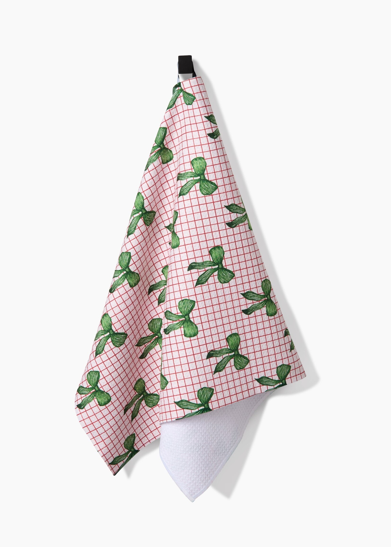 geometry Ribbon And Cheer Tea Towel