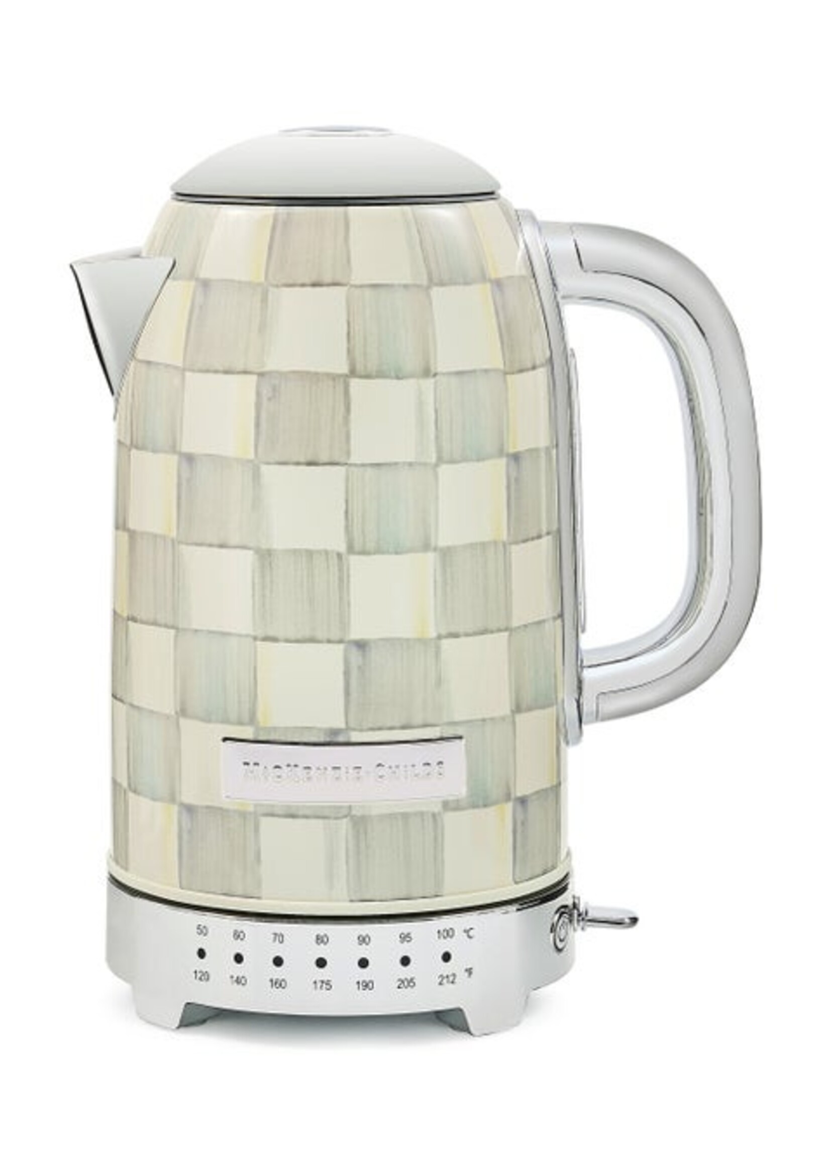 Mackenzie-Childs Sterling Check Electric Kettle