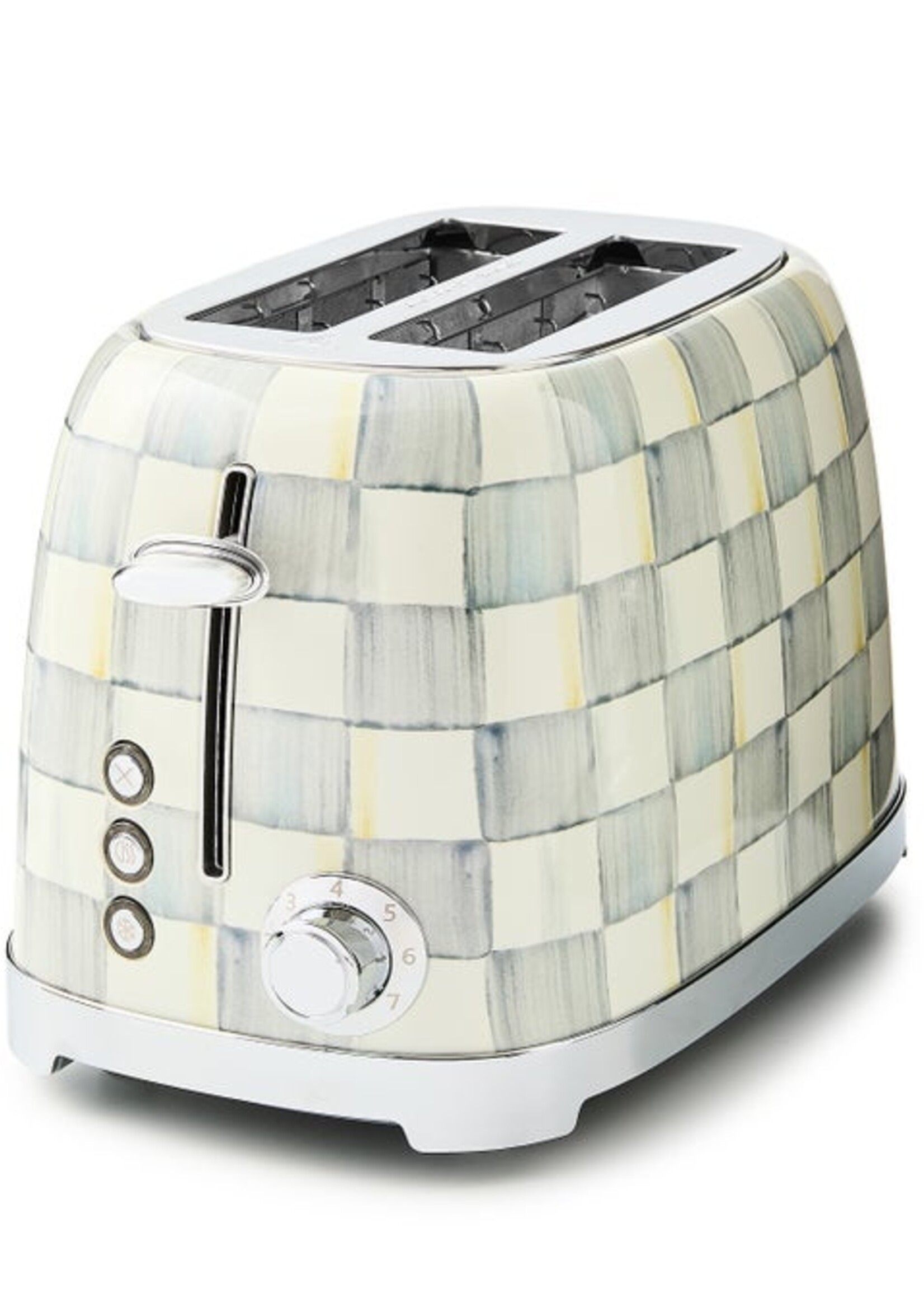 Mackenzie-Childs Sterling Check 2 Slice Toaster