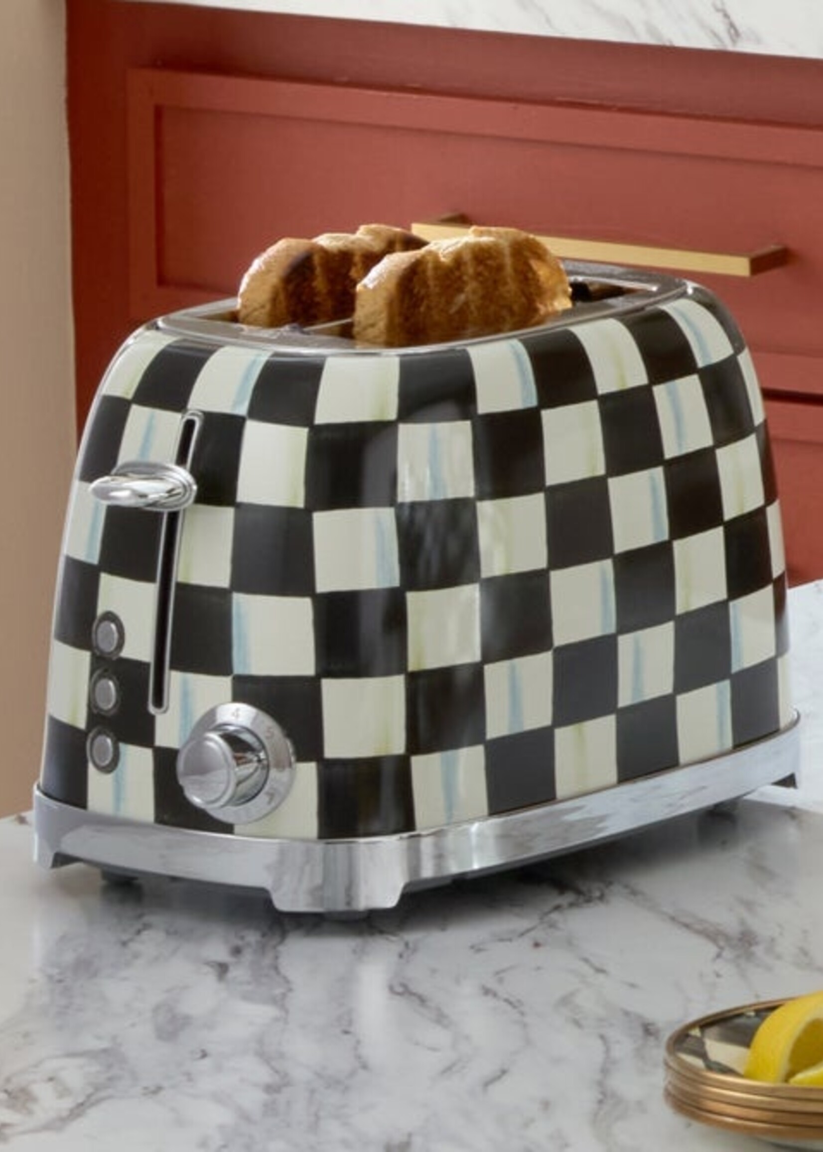 Mackenzie-Childs Courtly Check 2 Slice Toaster