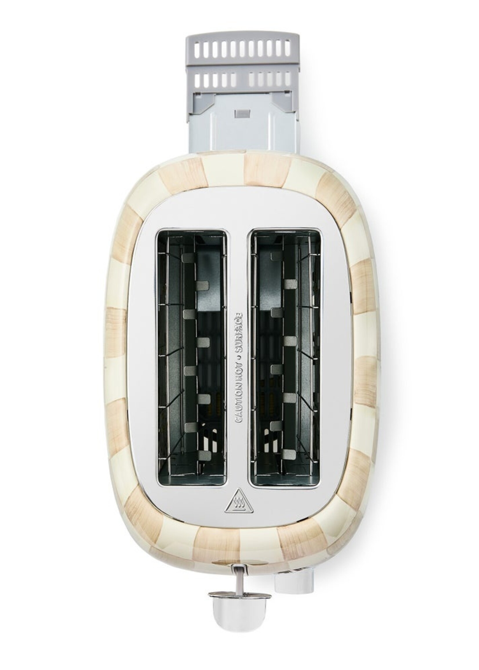 Mackenzie-Childs Mocha Check 2 Slice Toaster
