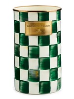 Mackenzie-Childs Emerald Check Utensil Holder