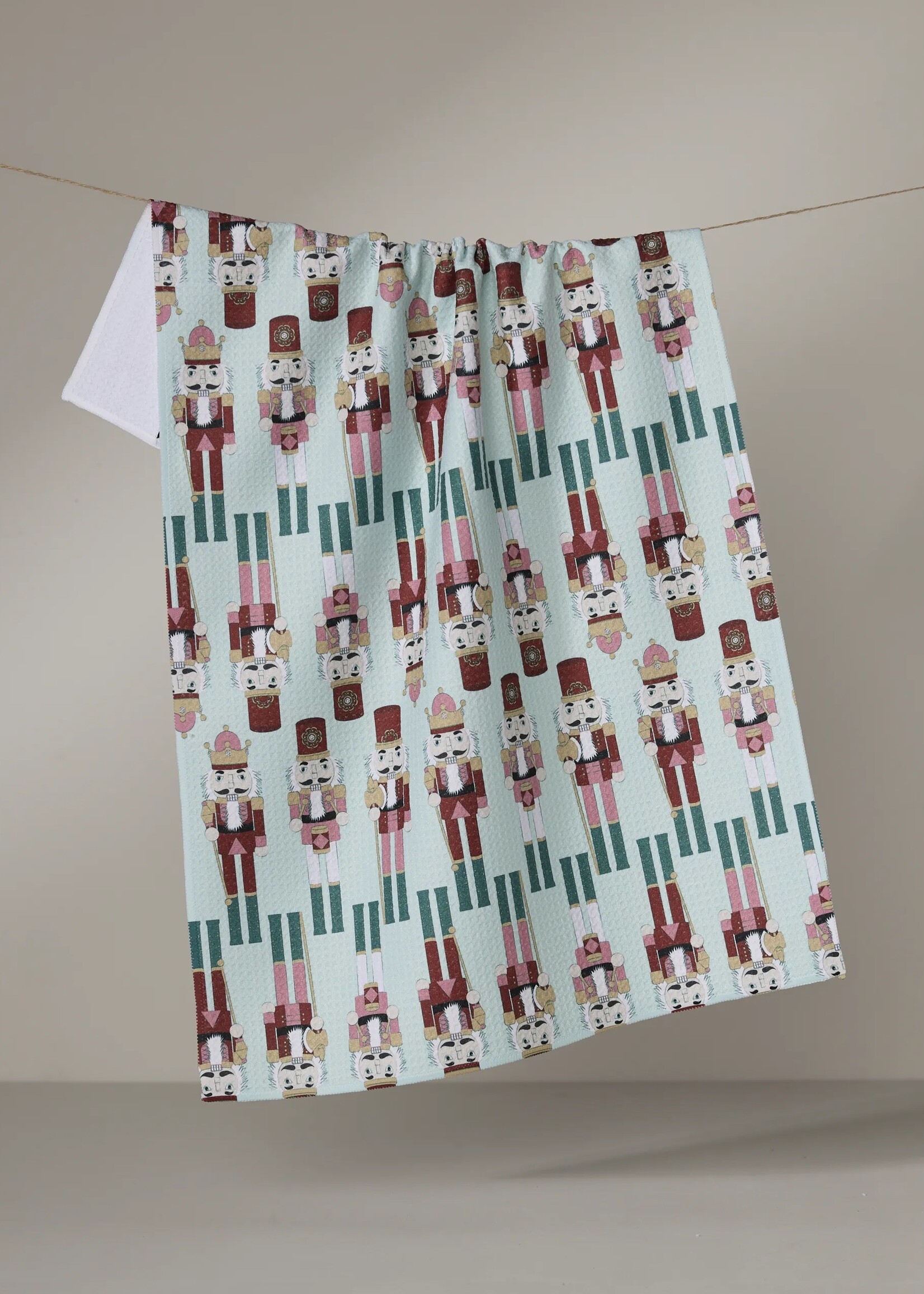 geometry Nutcracker March Tea Towel