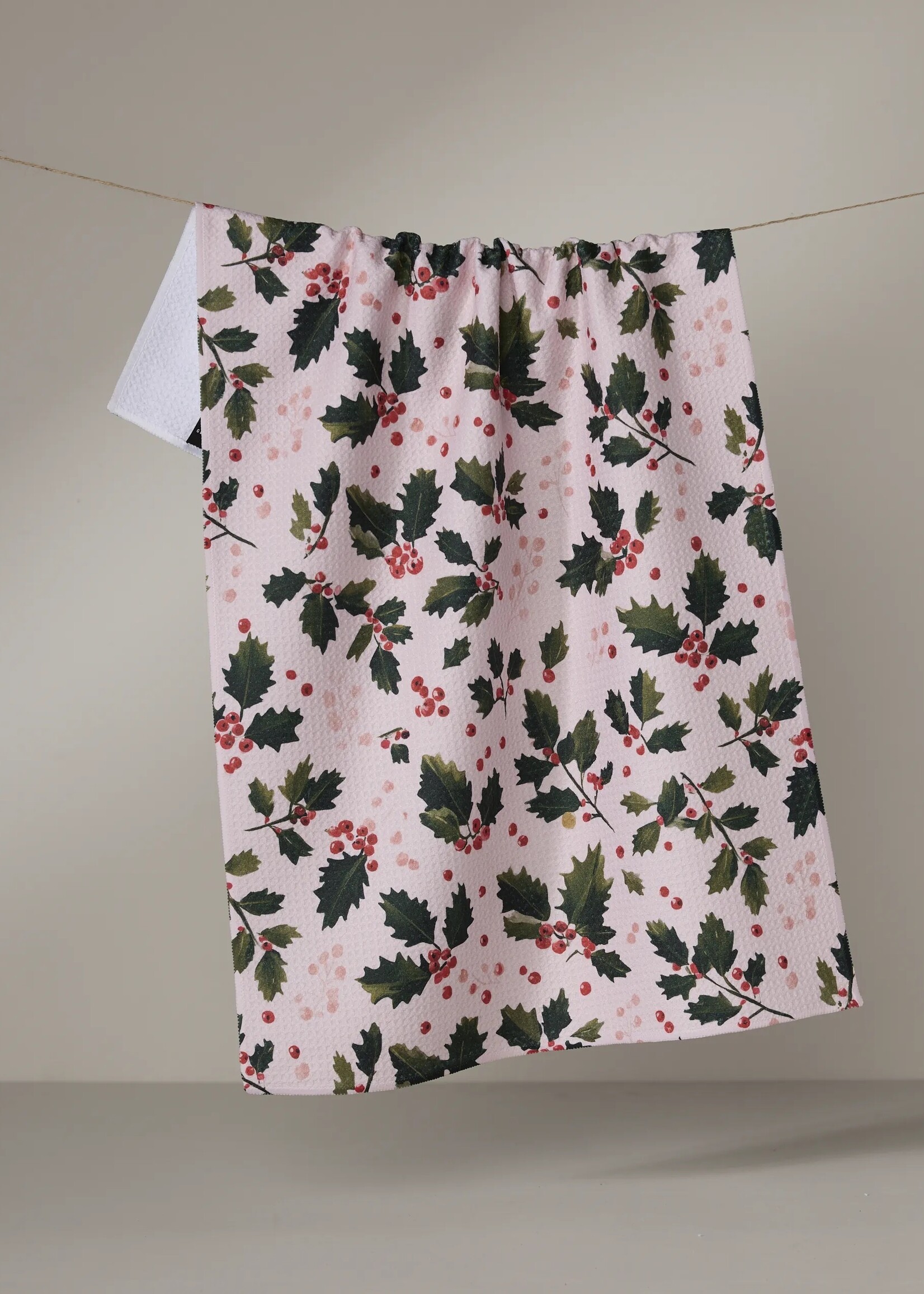 geometry Blushberry Tea Towel