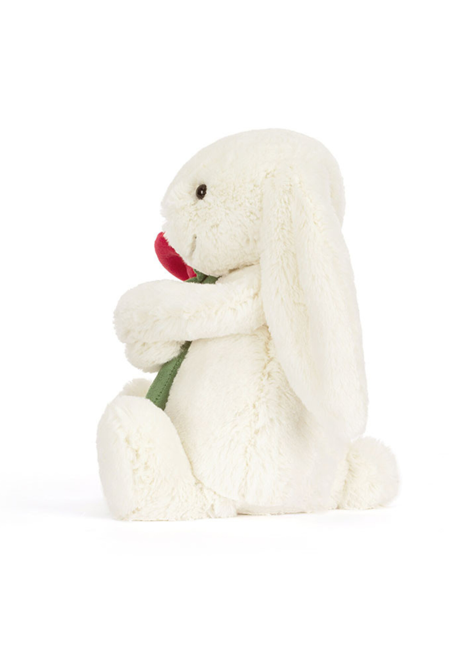 Jellycat Cream Bunny with Rose