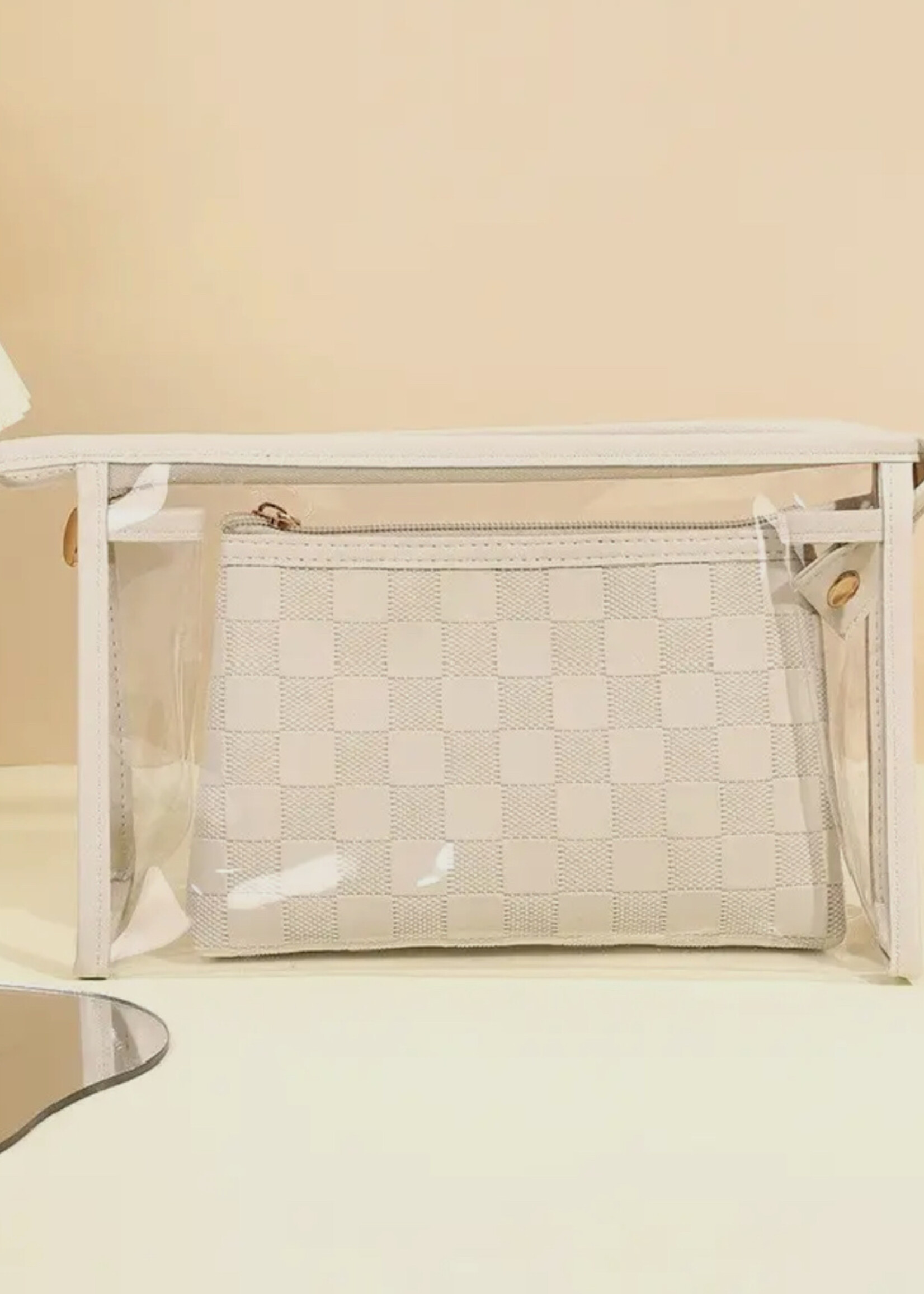 42POPS Duo Checkered Cosmetic Travel Set