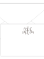Embossed Graphics Henley Monogram Enclosure Cards (qt: 100)