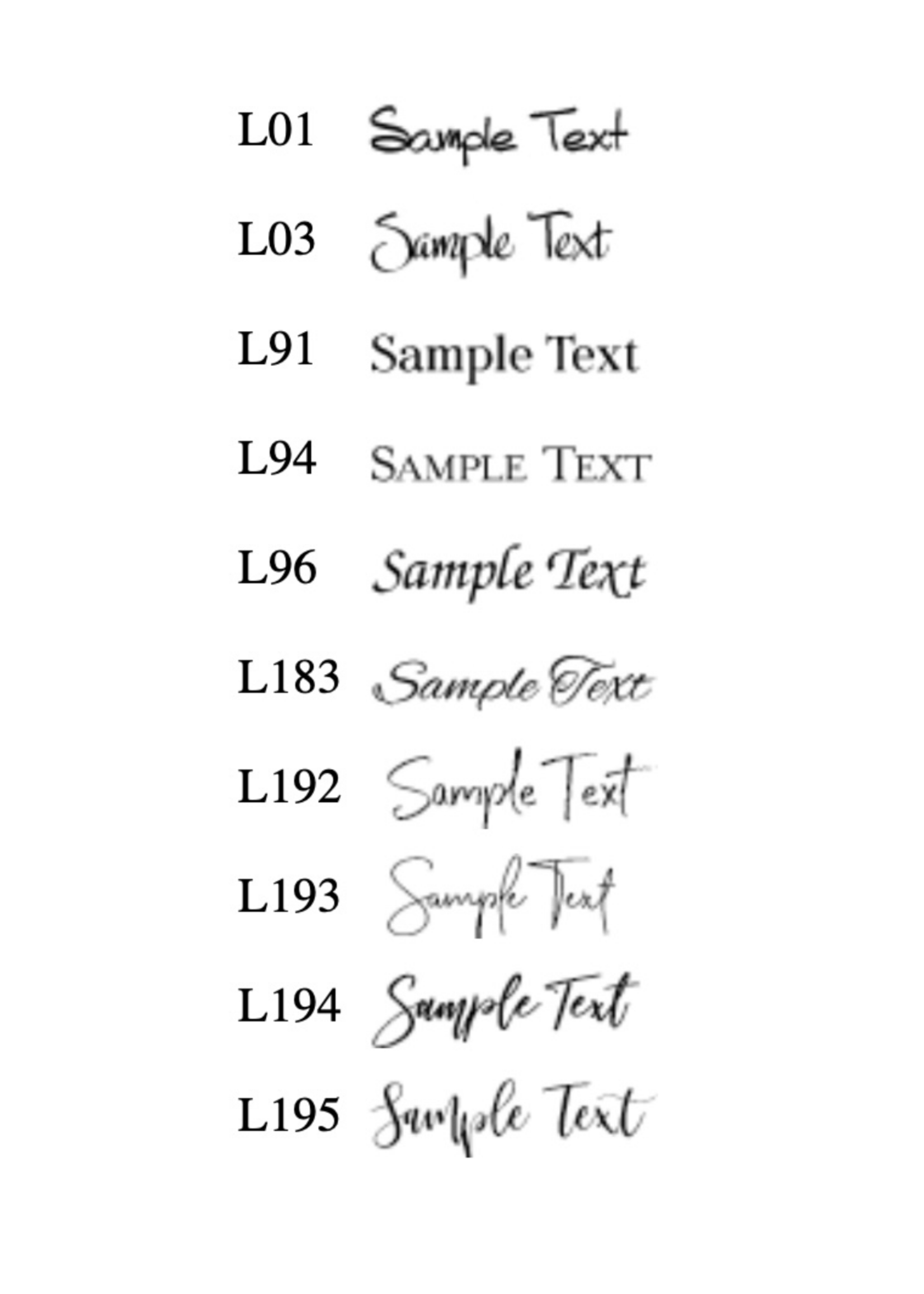 Embossed Graphics Vale Enclosure Card (set of 100)