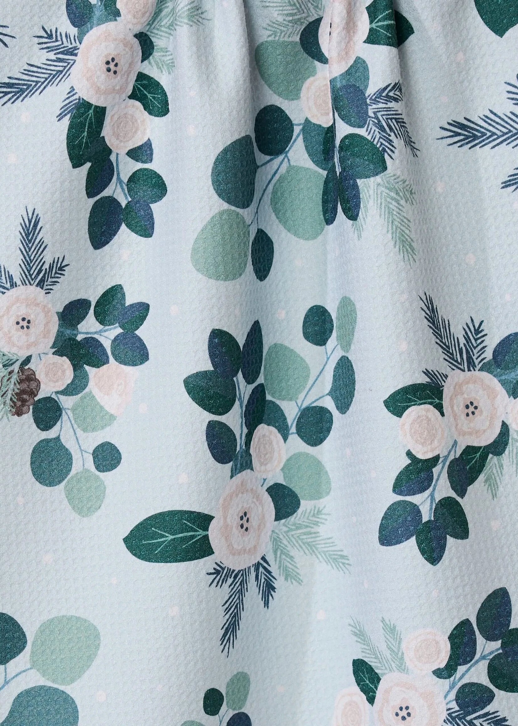 geometry Country Winter Tea Towel