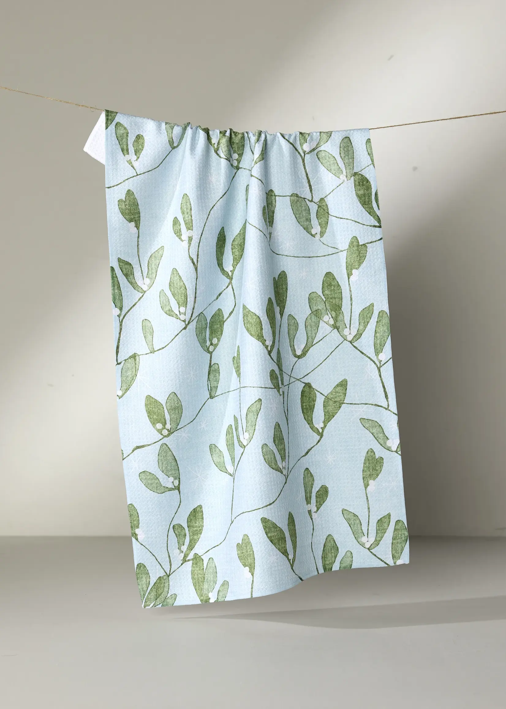 geometry Quiet Morning Tea Towel