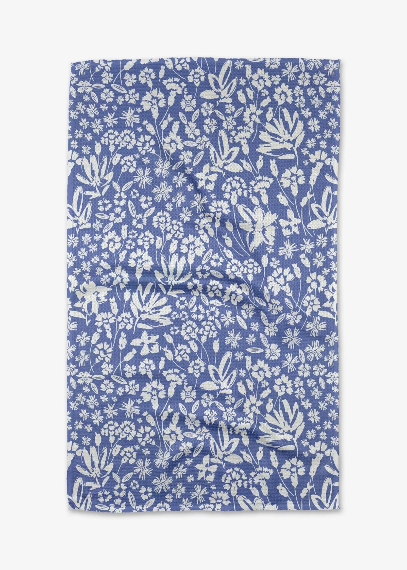 geometry Bloom Me Over Floral Tea Towel