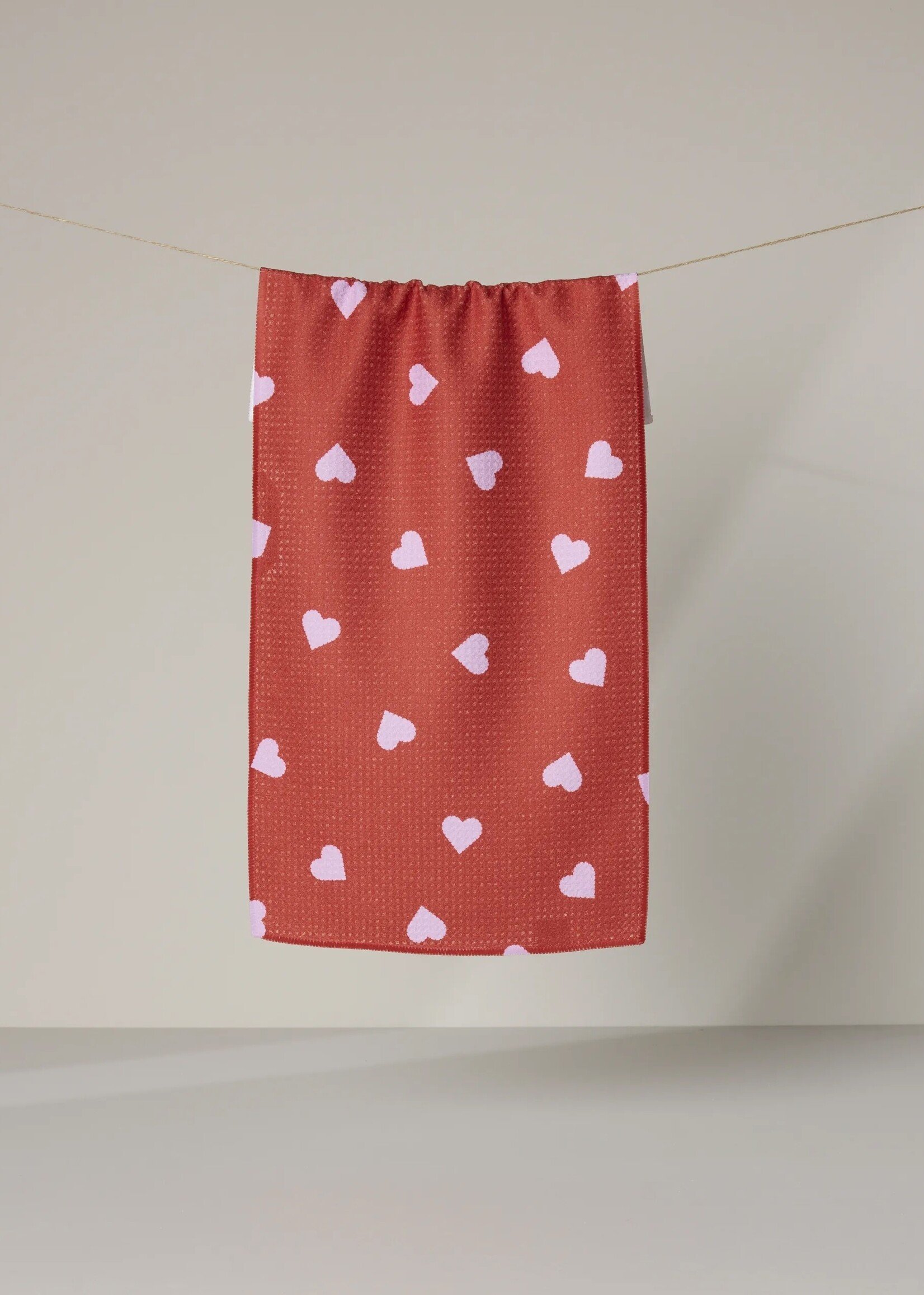 geometry Love Toss Bar Towel