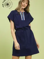 Umgee Neo Knit Dress with contrast details