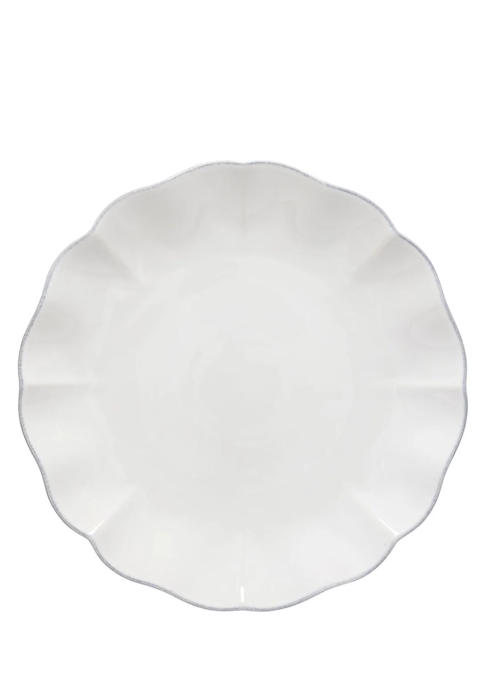 Costa Nova Costa Nova Rosa Dinner Plate White - Megan Meadow’s Registry