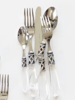 Vietri Aladdin Brilliant Clear 5 pc Place Setting - Megan Meadow’s Registry