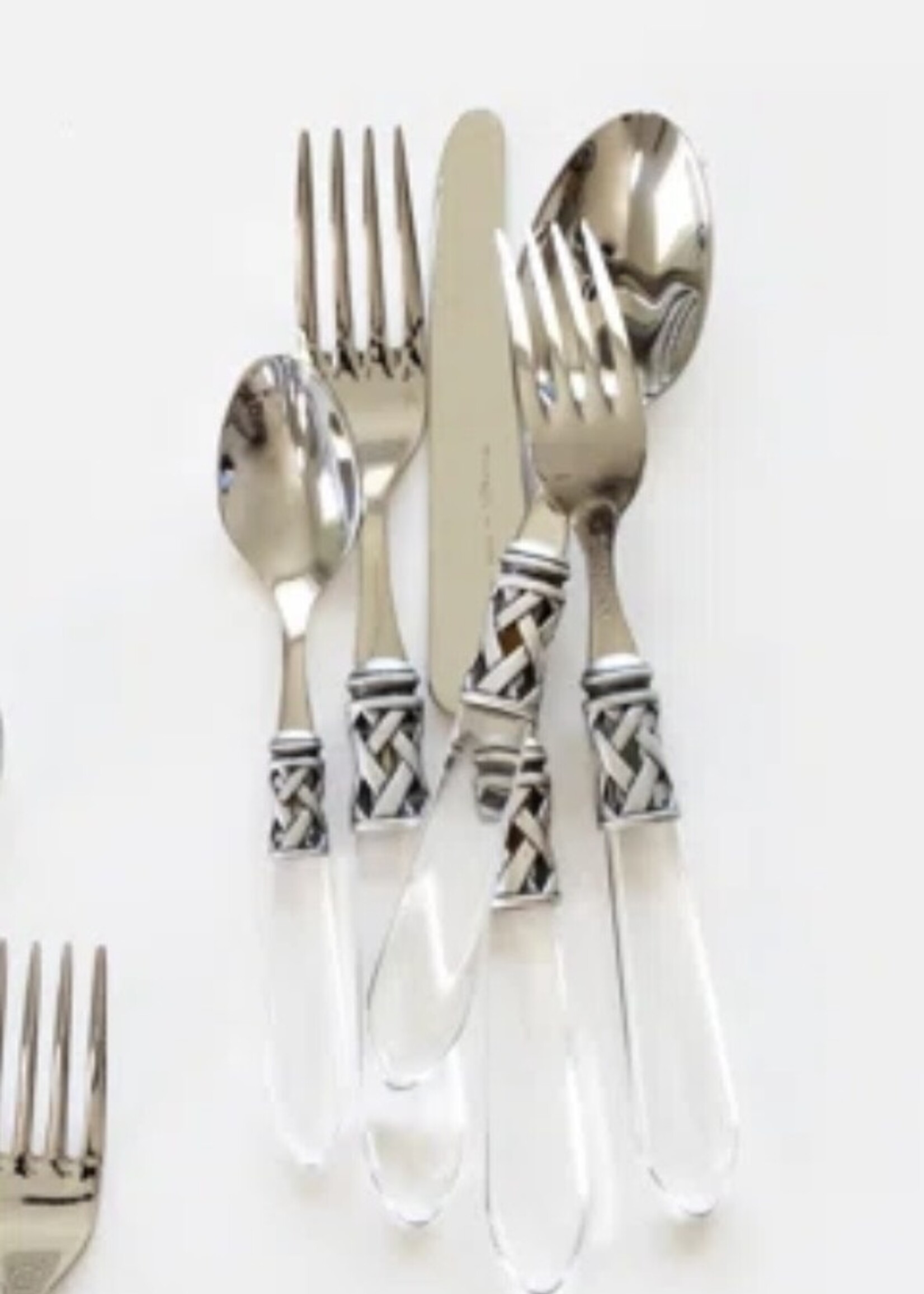 Vietri Aladdin Brilliant Clear 5 pc Place Setting - Megan Meadow’s Registry