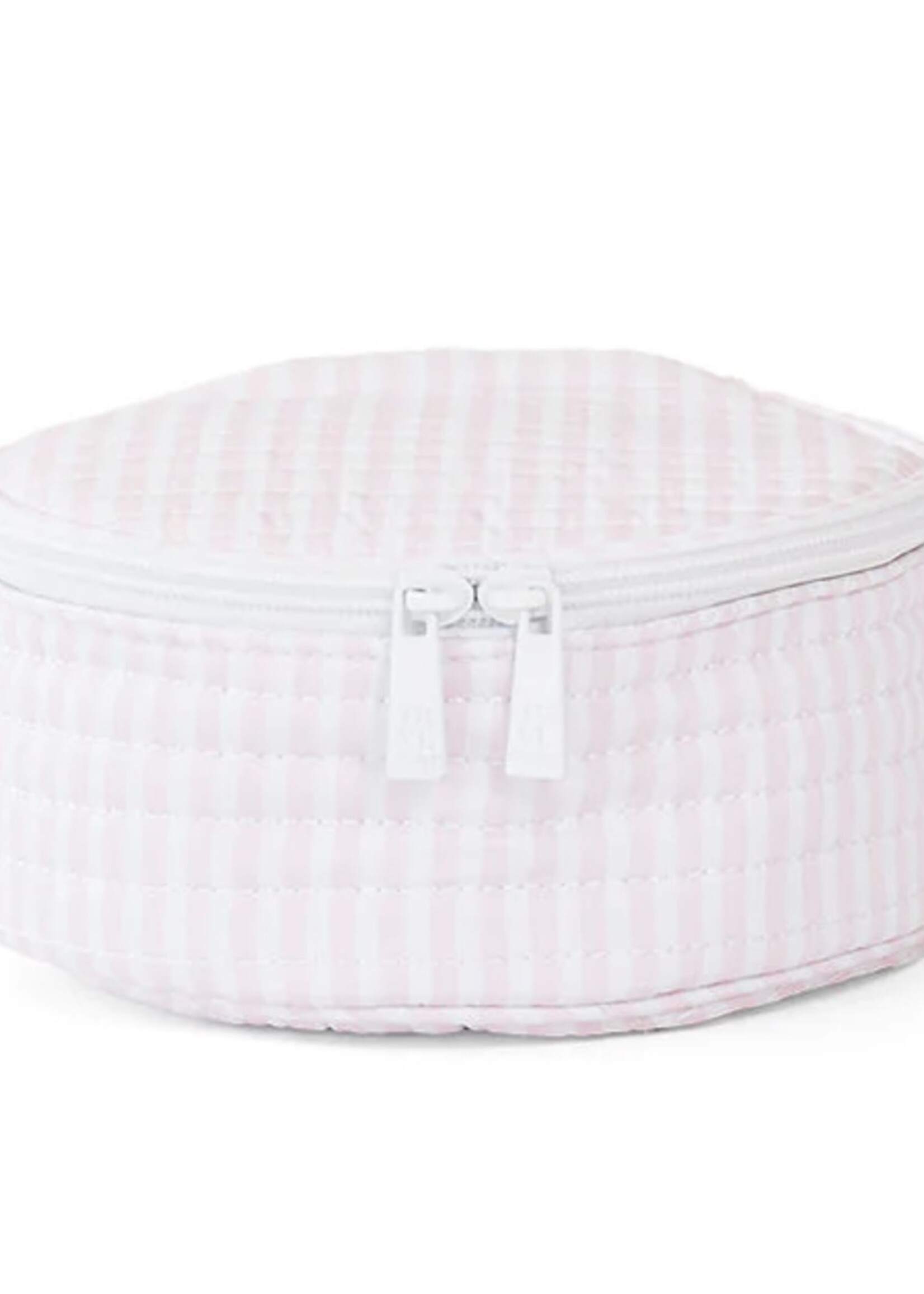 TRVL DESIGN Quilted Jewelry Round - Pimlico Stripe Pink