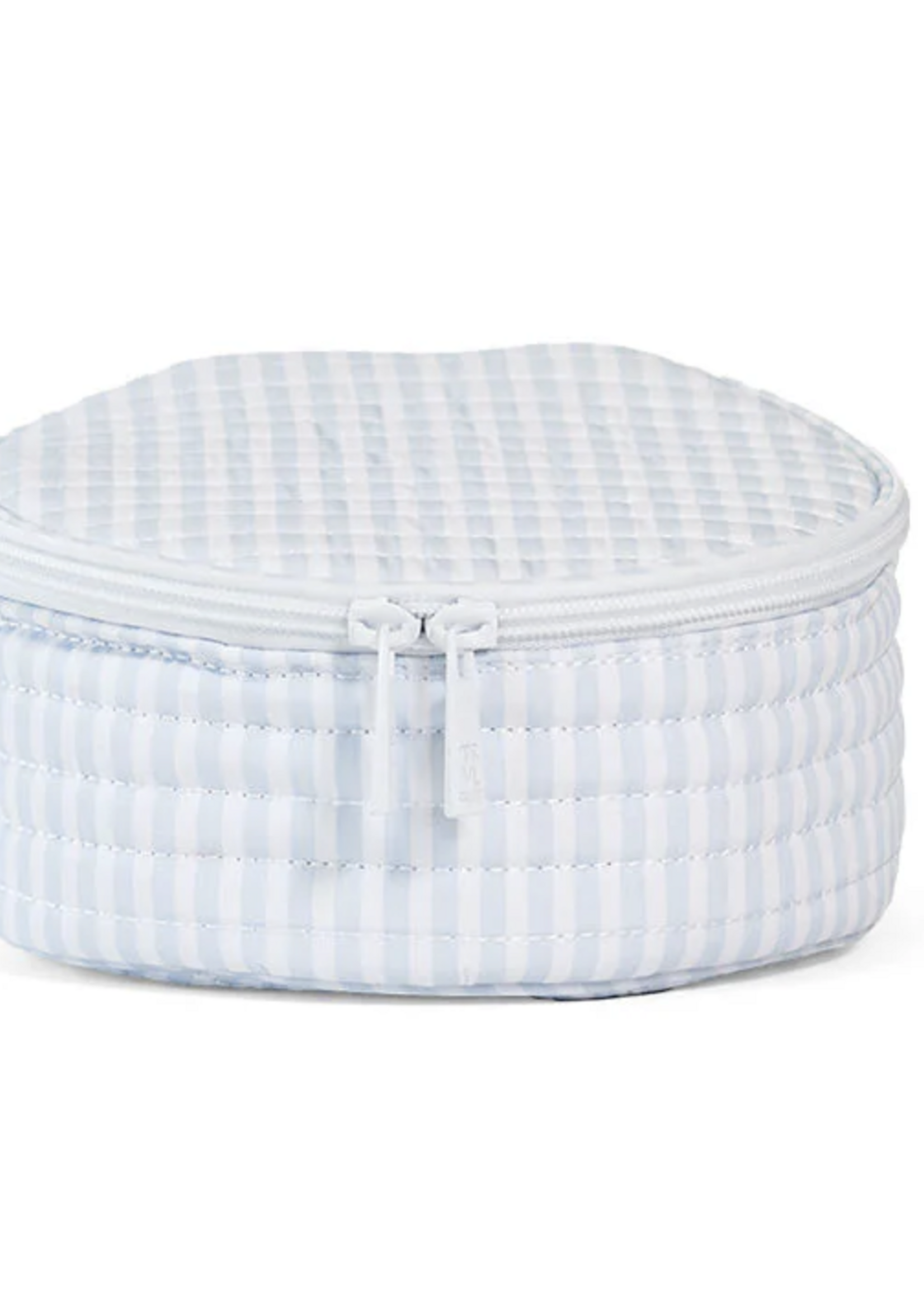 TRVL DESIGN Quilted Jewelry Round - Pimlico Stripe Blue