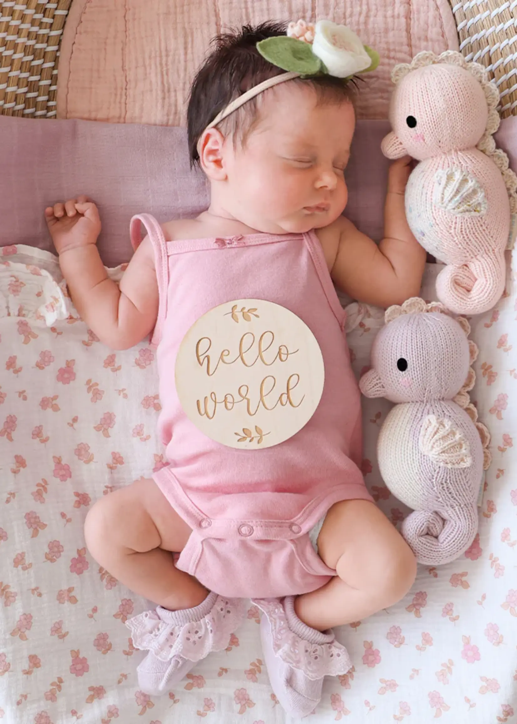 cuddle + kind Baby Seahorse (Powder Pink)