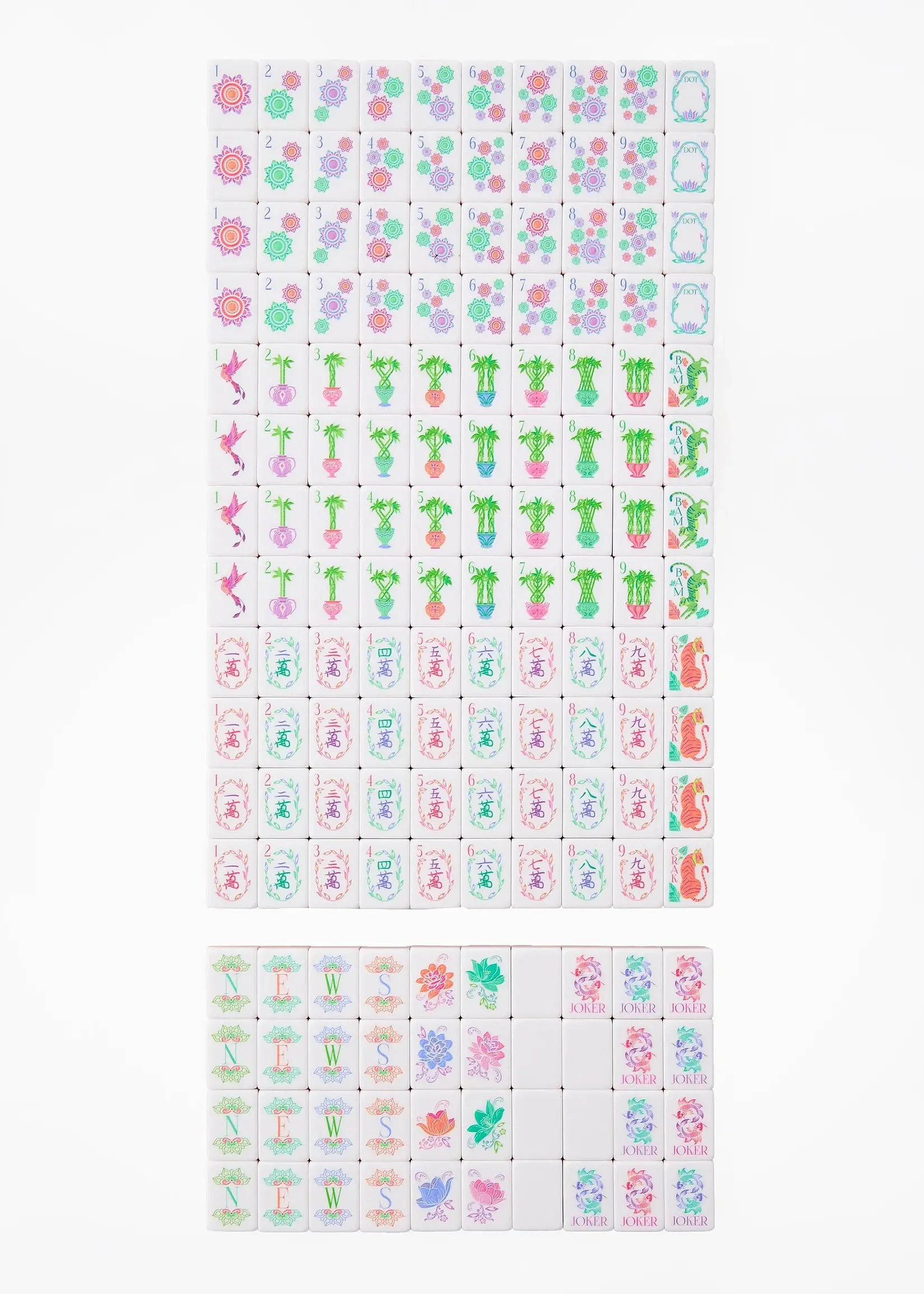 Oh My Mahjong Pearlescent Mahjong Tile Set