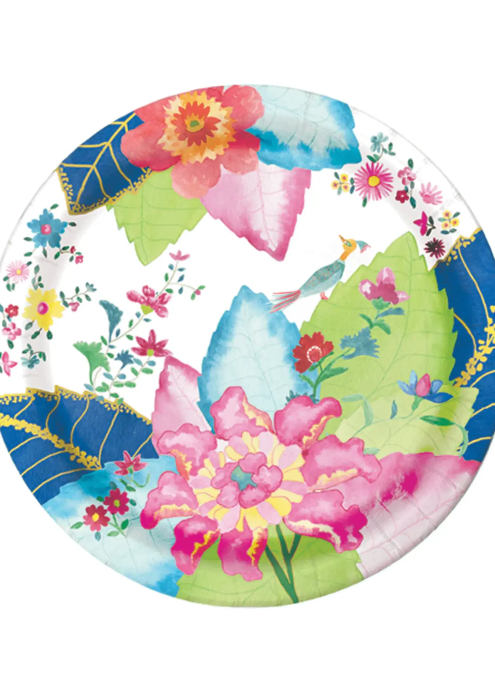 Lucy Grymes 10" Heavy Duty Tobacco Leaf Paper Plates set of 8