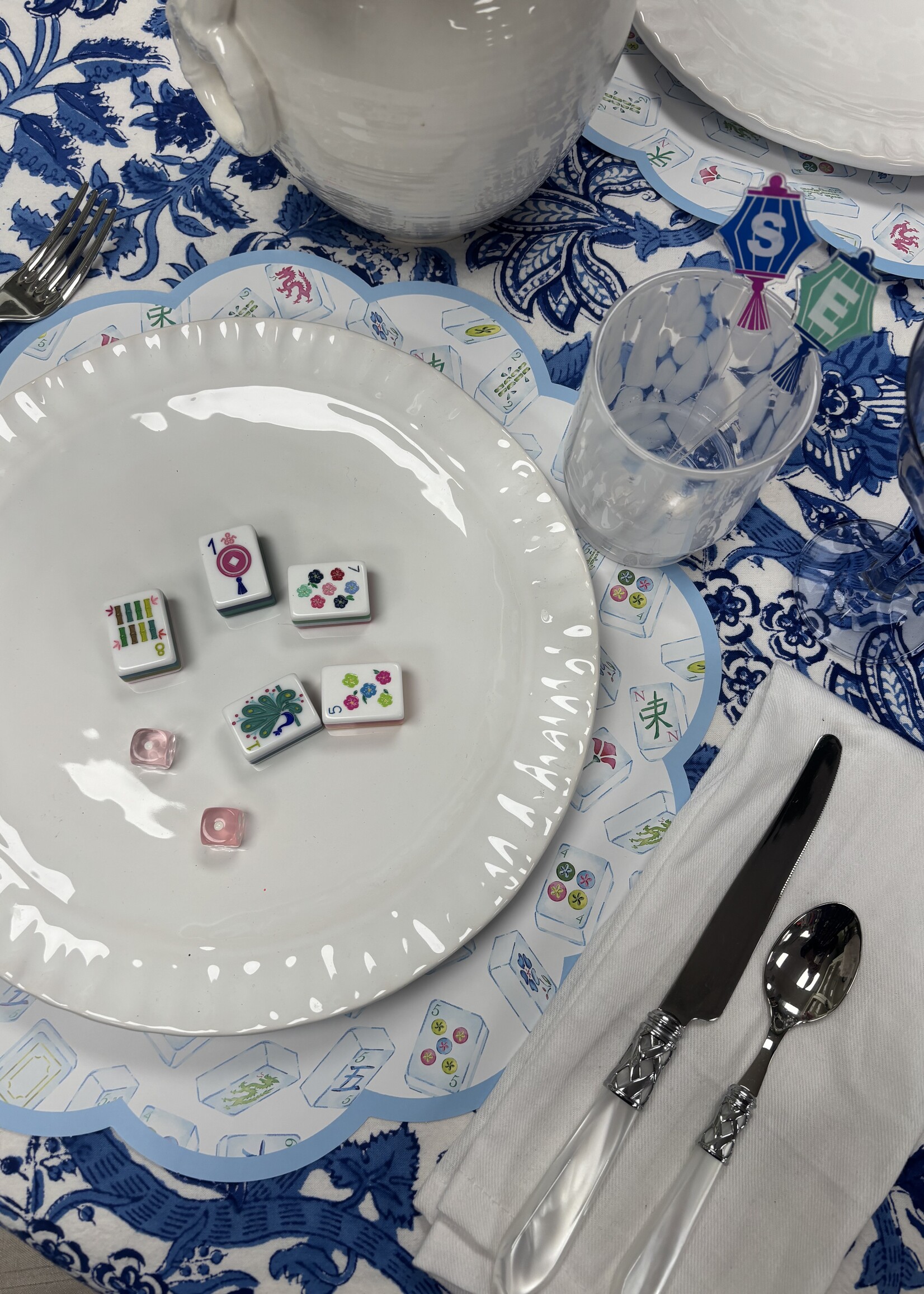 Lucy Grymes Mahjong Placemats set of 24