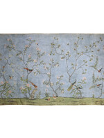 Creative Co-op Paper Vintage Reproduction Wall Mural w/ Trees & Birds