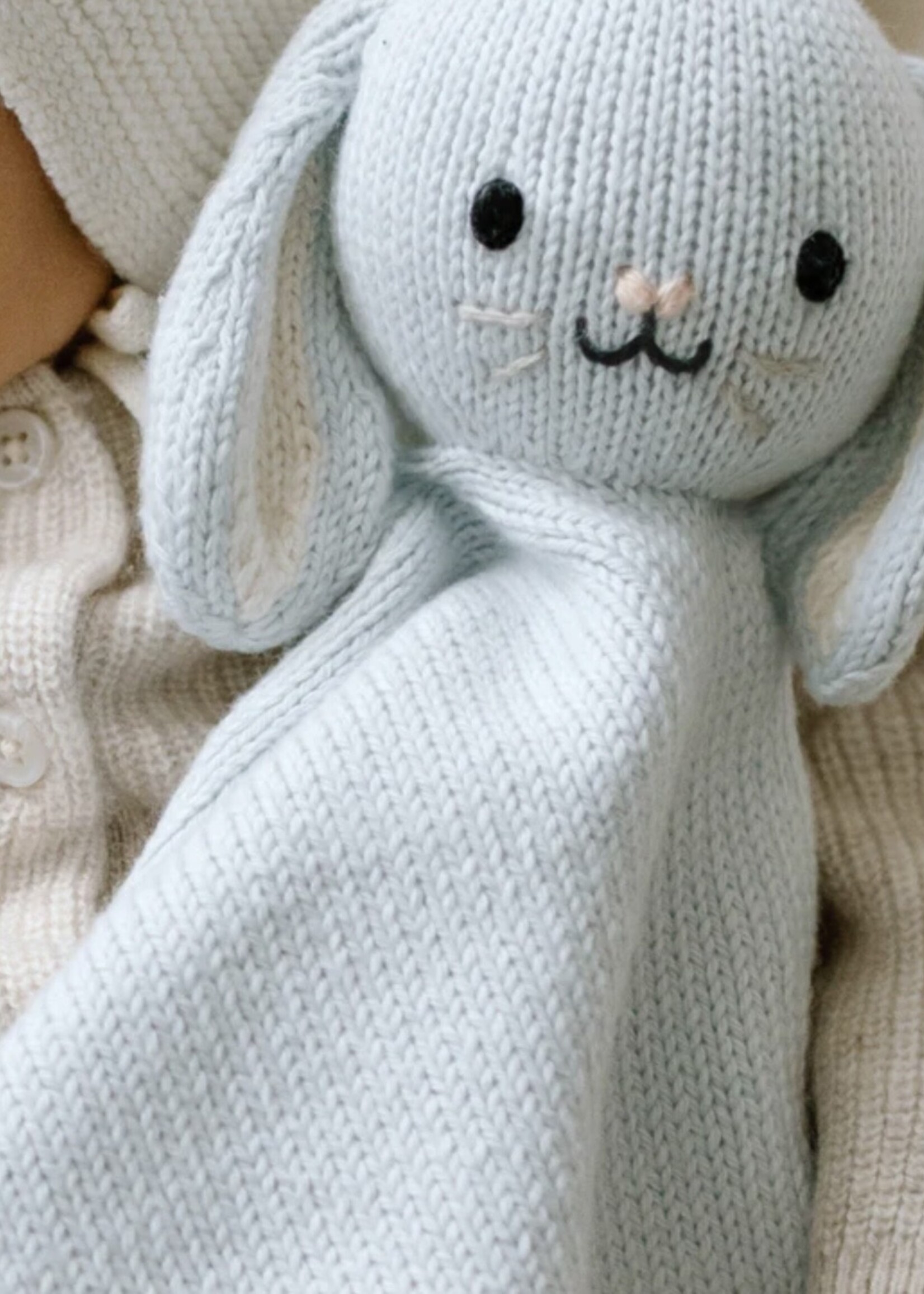 cuddle + kind Baby Bunny Lovey (Baby Blue)