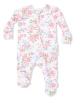 Angel Dear Cute Little Roses - 2  Way Ruffle Back Zipper  Footie