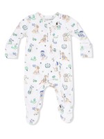 Angel Dear Country Club Dogs Neutral 2 Way Zipper Footie