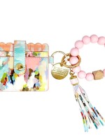 Laura Park Designs Brooks Avenue Keychain Wristlet Wallet