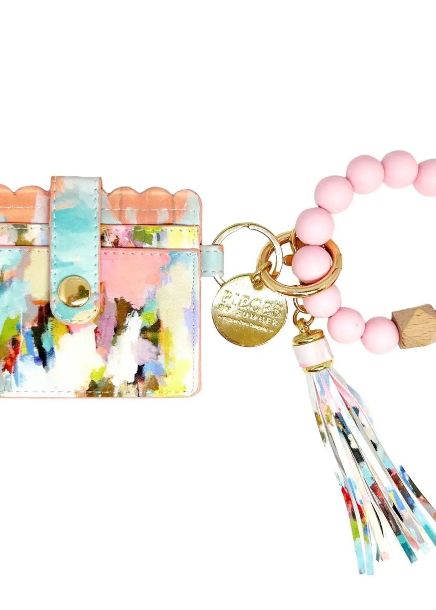 Laura Park Designs Brooks Avenue Keychain Wristlet Wallet