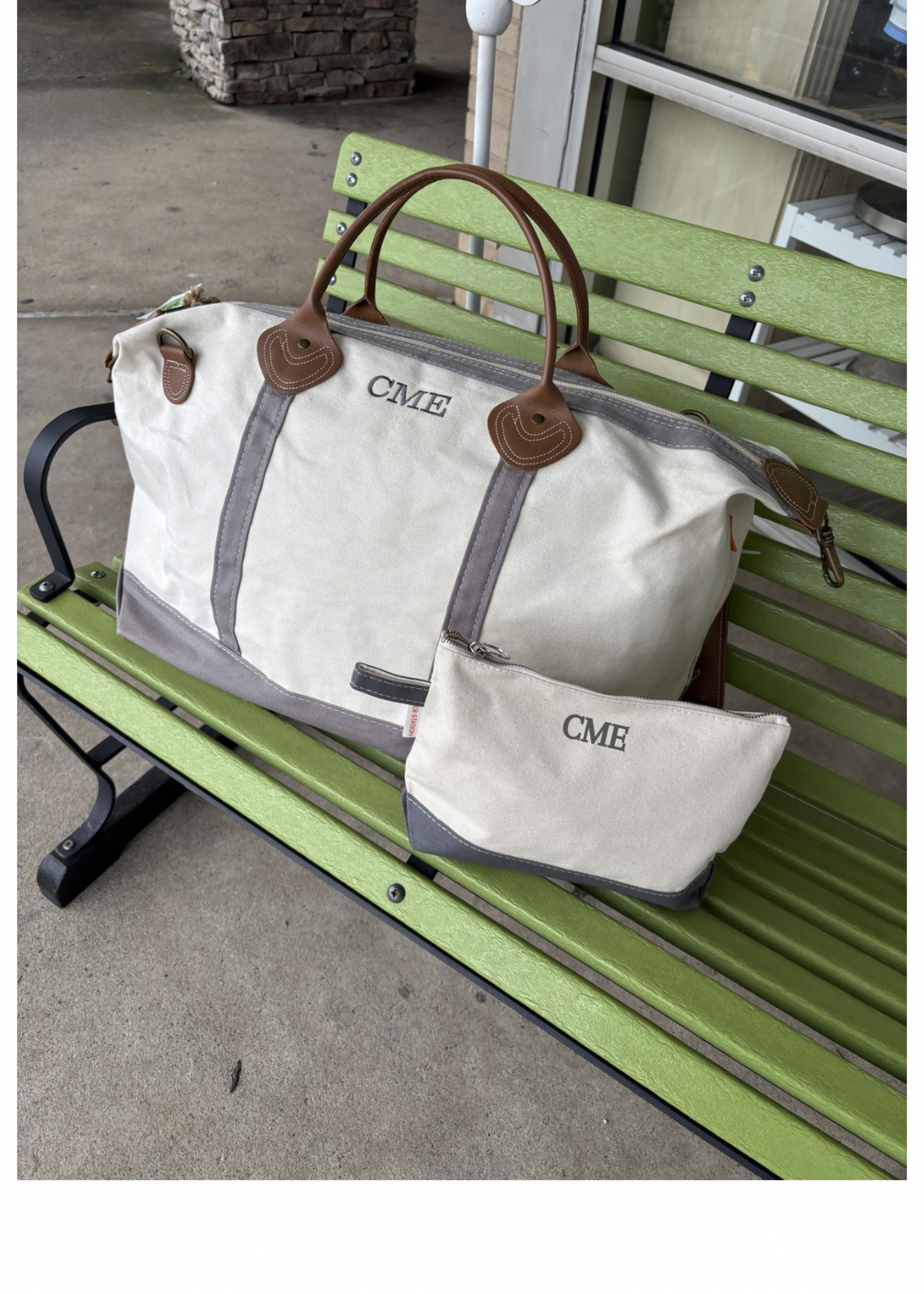 CB Station Canvas Weekender + Pouch Deal