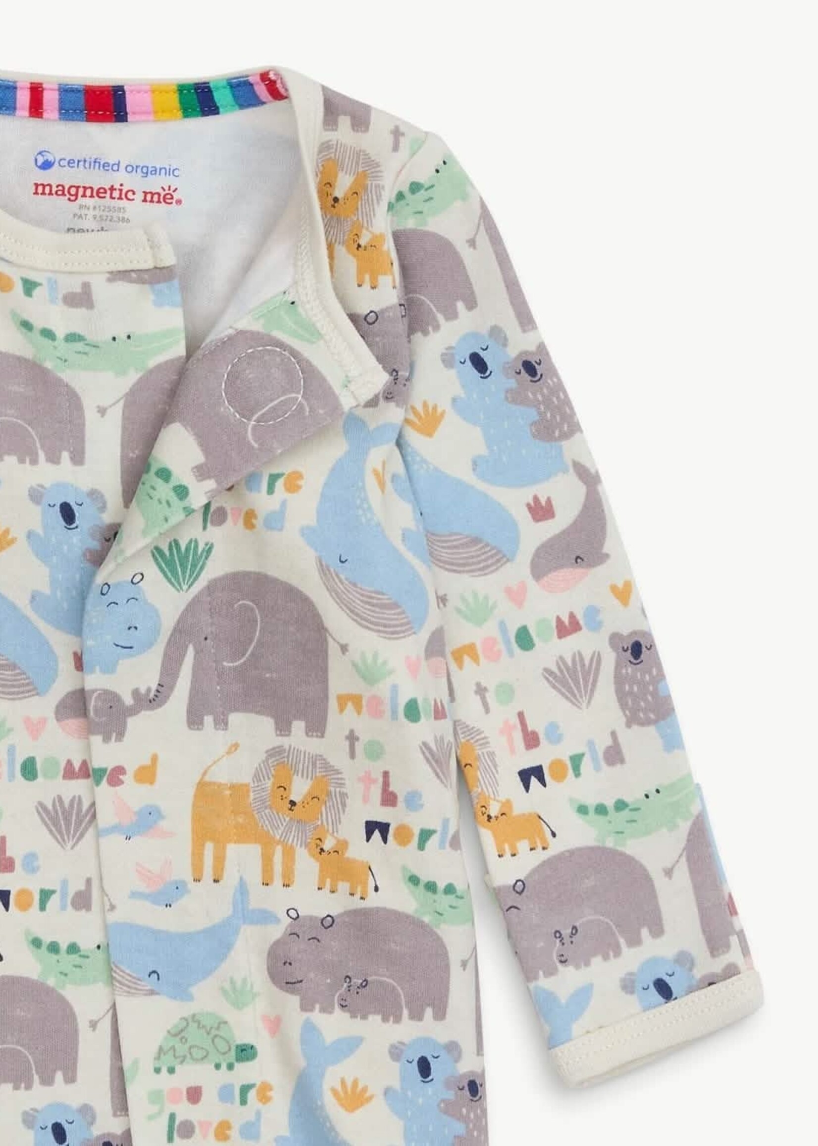 magnetic me Little Lovin Organic Magnetic Footie