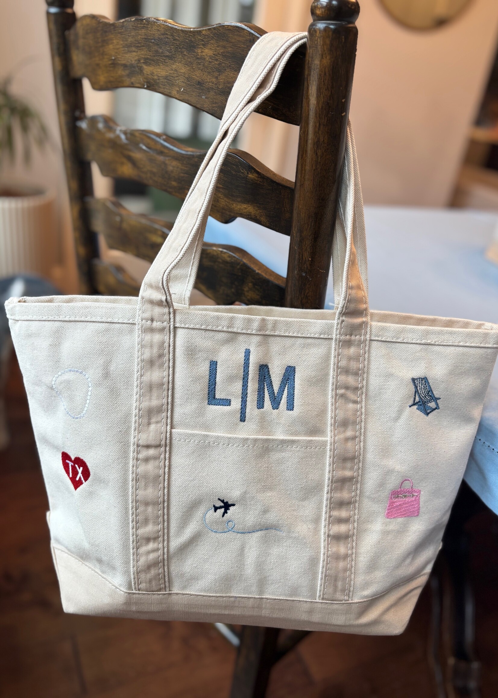 CB Station Mini Icon Monogrammed Medium Tote