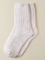 softies Marshmallow Crew Socks Blush Pink