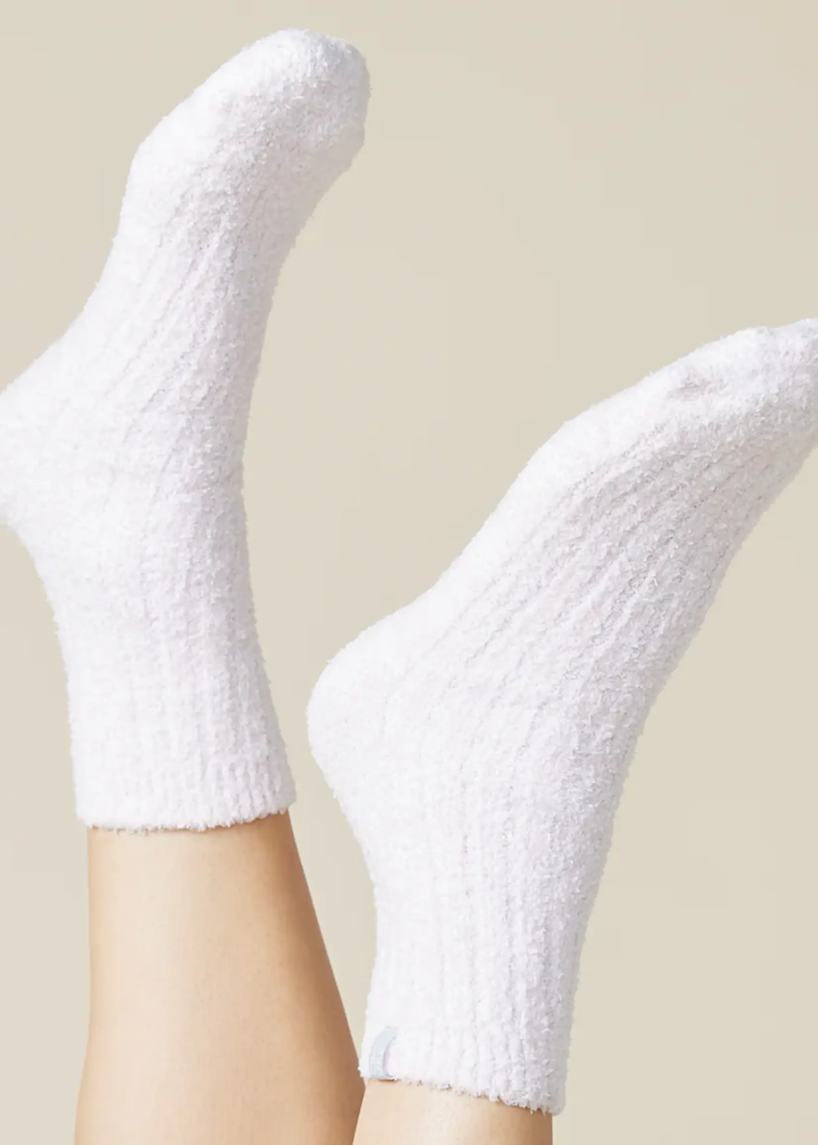 softies Marshmallow Crew Socks Blush Pink