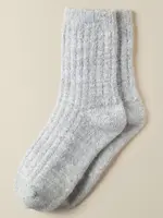 softies Marshmallow Crew Socks Grey