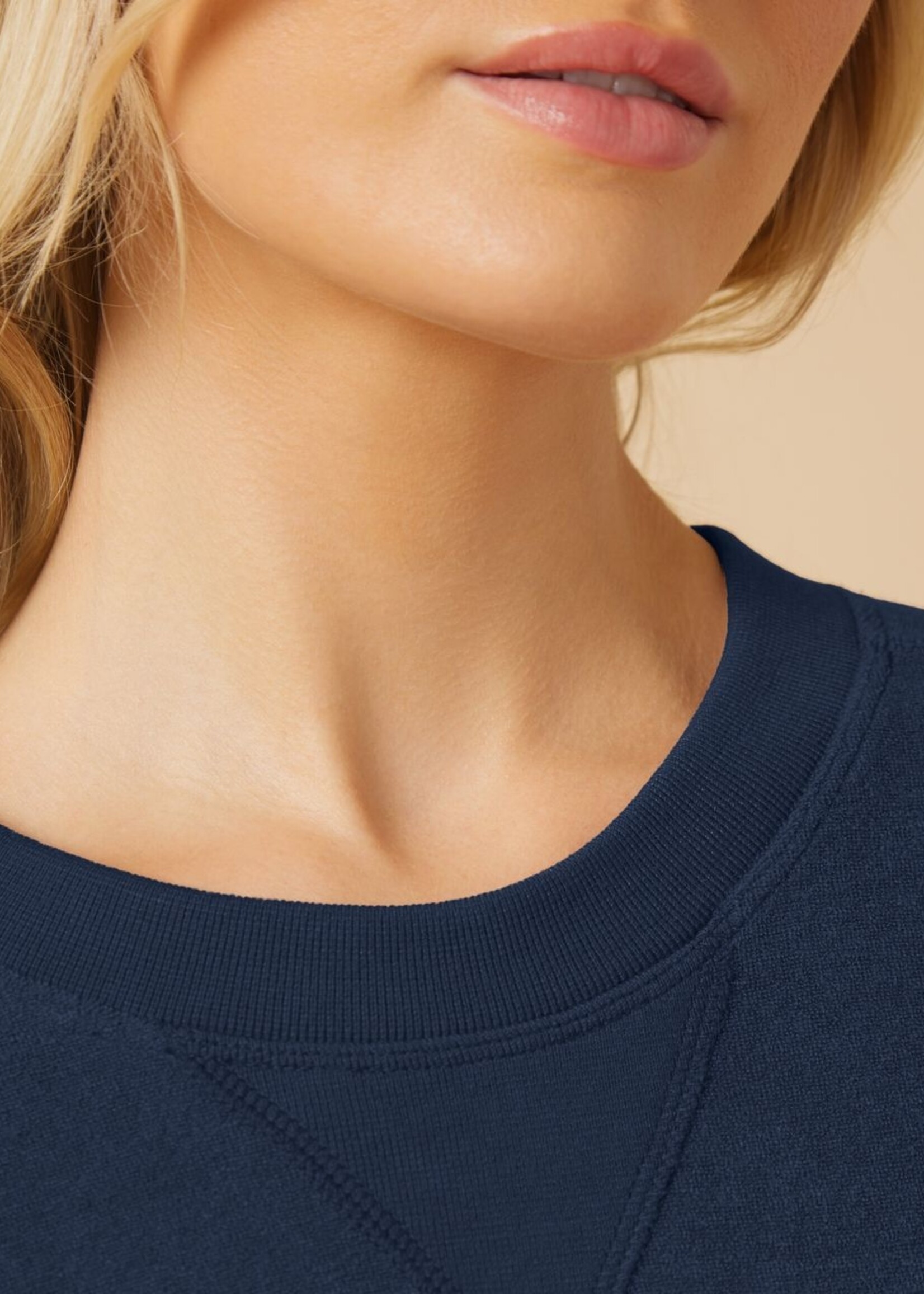 softies 2/PC SET Terry Cropped Sleeve Crew Neck with Wide Leg Pant