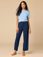 softies Pointelle Cropped Pant with Lettuce Edge